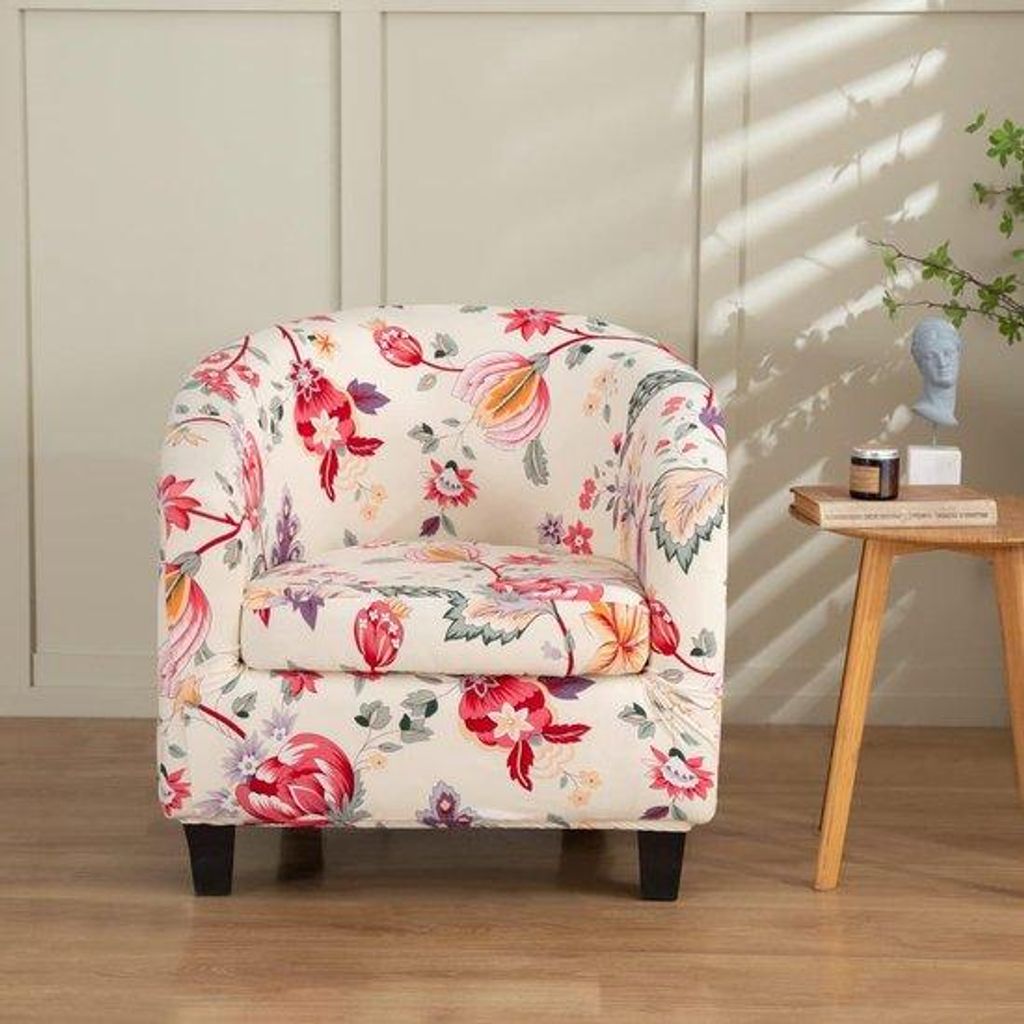 Famanu Stuhlbezug für Clubstuhl - Schutzbezug für Fauteuil - Stretch-Hülle