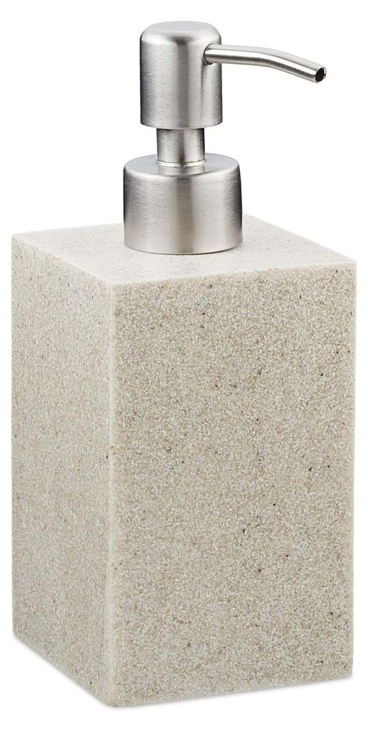 Relaxdays Seifenspender 300 ml, nachfüllbar, Bad, Küche, Produktbild 