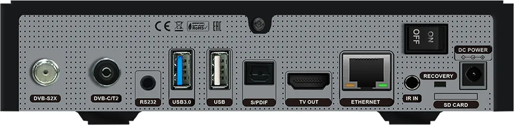Décodeur Satellite et TNT GigaBlue 4K PRO pour Streaming et TV HD - 3