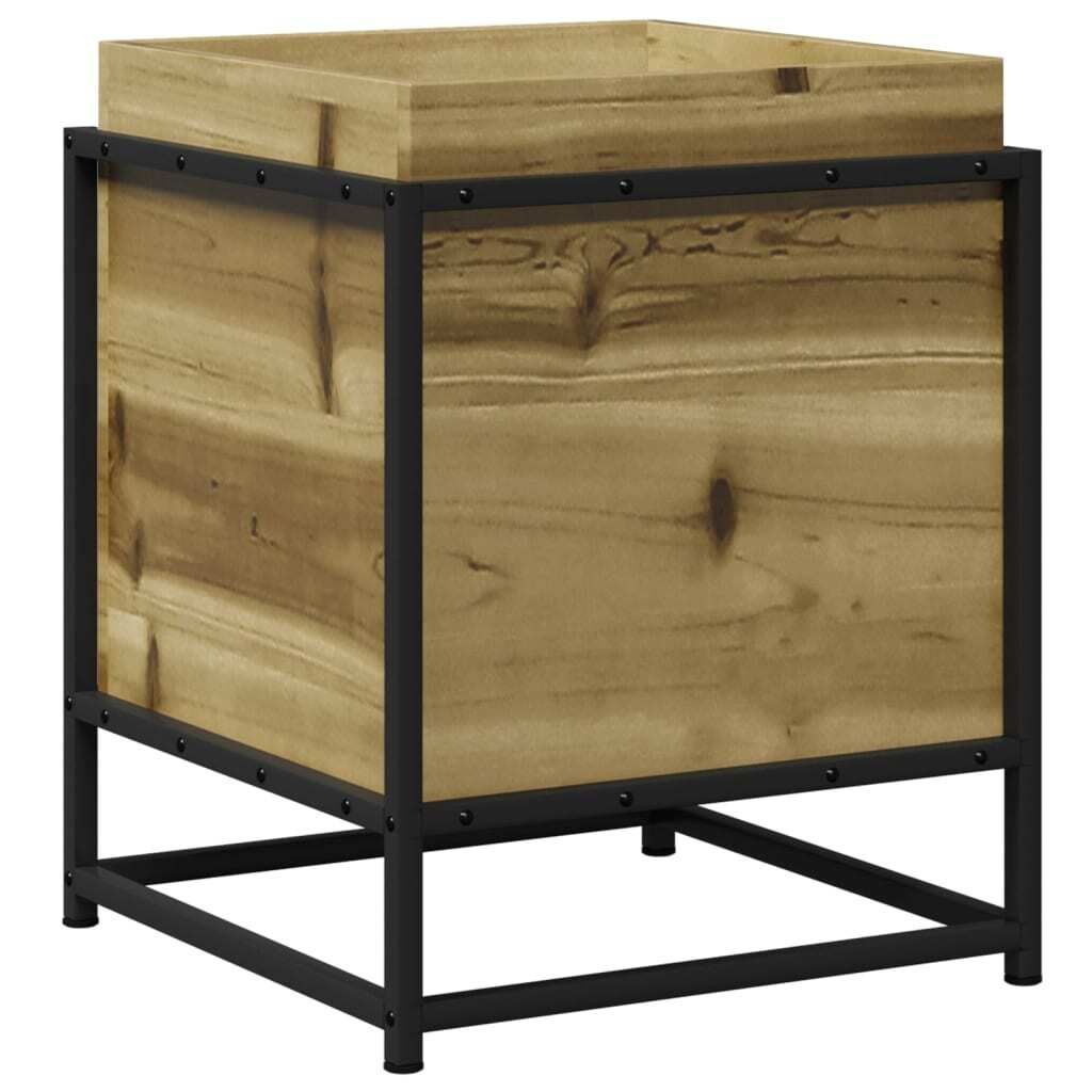 vidaXL Pflanzkübel 40x40x50 cm Kiefernholz Imprägniert Produktbild 
