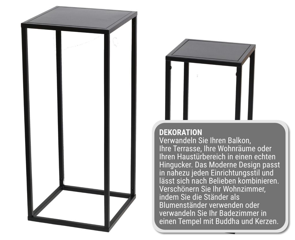 HAGO24 Blumenständer 2er Set Pflanzentreppe erweiterbar Produktbild 3