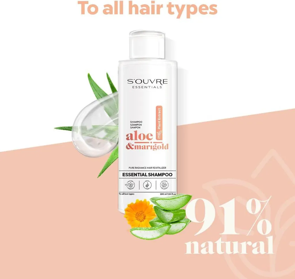 Shampoo Aloe e Calendula Bio: Essenziale per Lavaggi Frequenti e Sicuri
