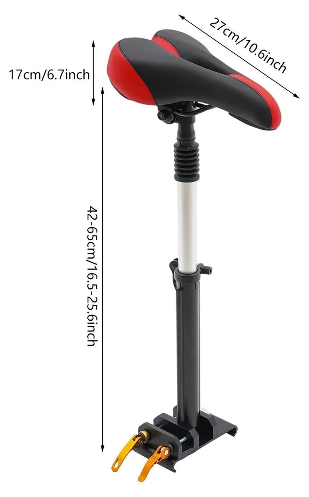 Selle pour Longs Trajets en Trottinette - Confort et Hauteur Variable - 8