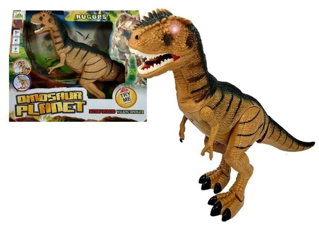 Leantoys Tyrannosaurus-Dinosaurier – bewegt sich, brüllt und leuchtet