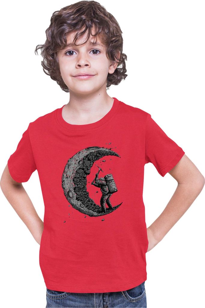 Kinder T-Shirt Nasa Space Theme Nasa 002, 5-6 Jahr - 116 / Rot