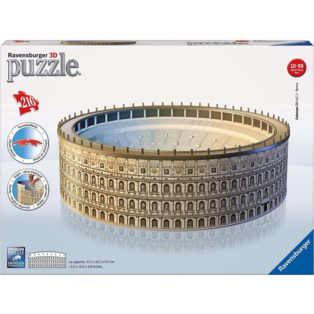Ravensburger - Puzzle 3D Gebäude: Kolosseum (12578 4) Produktbild 