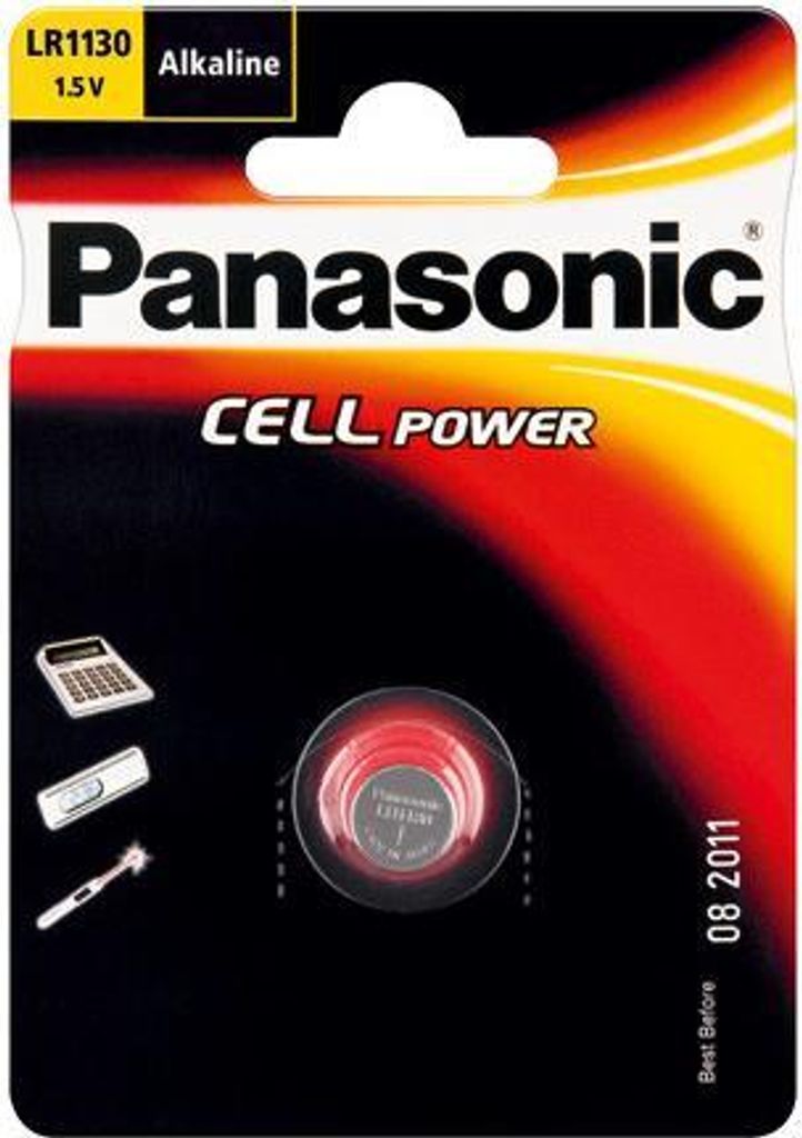 Panasonic LR54/AG10/LR1130 1-BL Einzelbatterie Alcalino Produktbild 