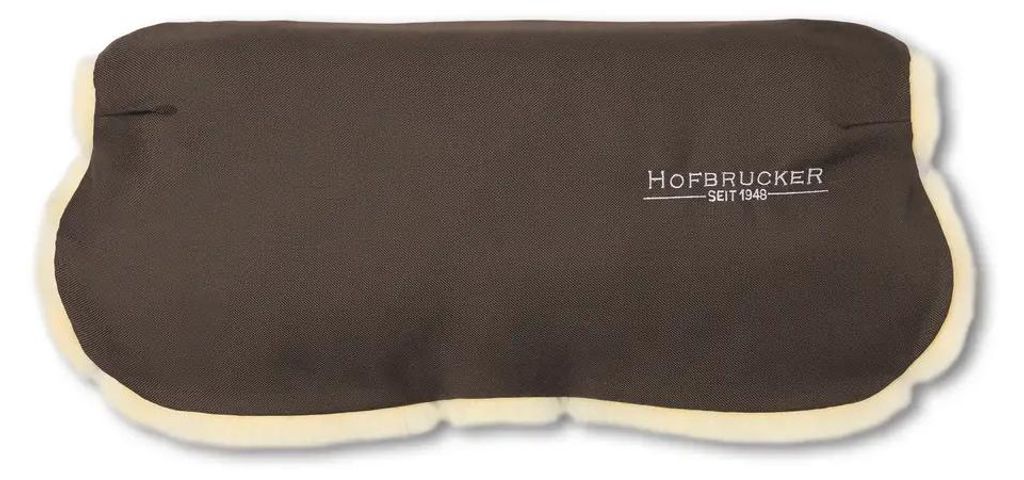 Hofbrucker Lammfell Handwärmer für Kinderwagen braun Produktbild 