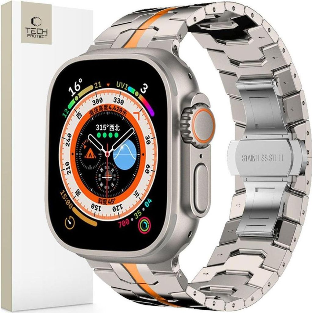 Tech-Protect Stainless Line Apple Watch 6 / 7 / 8 / 9 / 10 Image du produit 