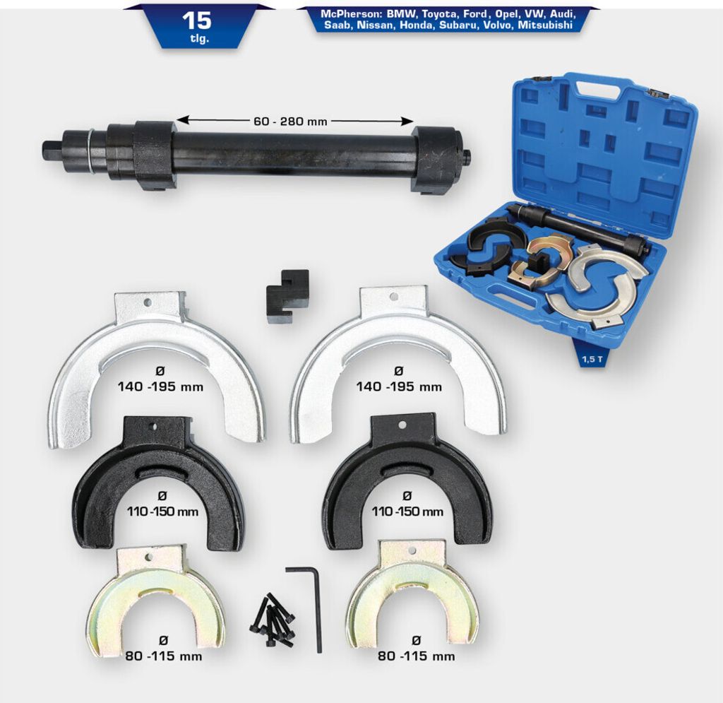 Brilliant Tools BT651150, 15,4 kg, 530 mm, 425 mm, 110 mm, Productafbeelding 