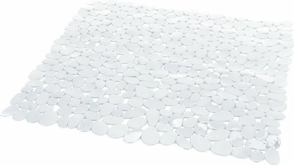 Tappetino Antiscivolo Doccia 54x54 RIVER PVC Trasparente per Bagno