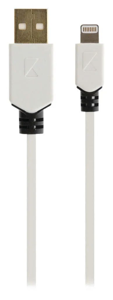 Câble Lightning pour synchroniser et charger vos appareils USB 1m blanc - 4