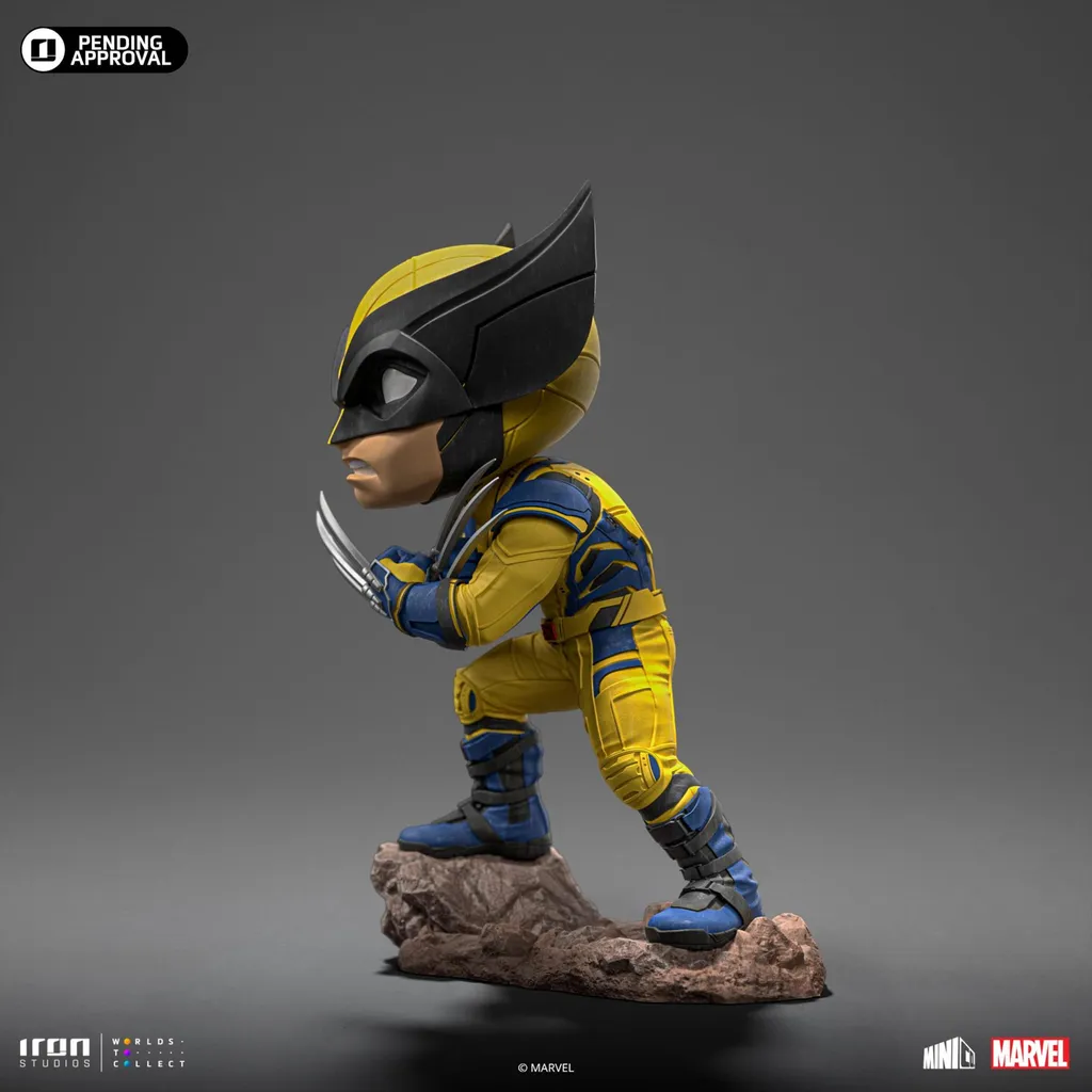 Figurine MiniCo Wolverine Jaune Deadpool Iron Studios 13cm Collectible - 4