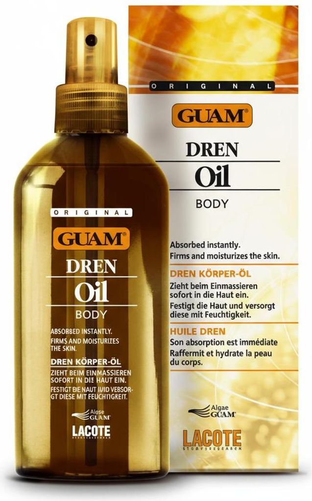 GUAM DREN Koerperoel abschwellend, straffend 200 ml Produktbild 