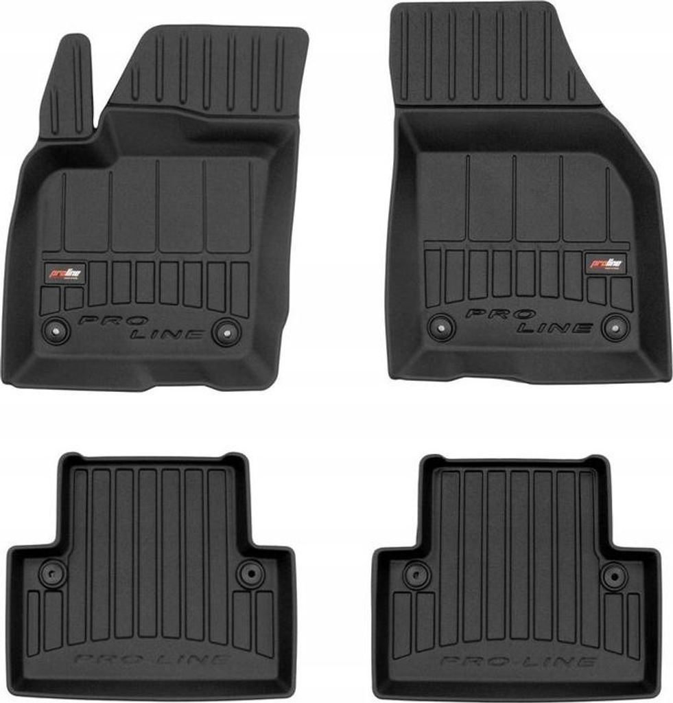 Gummimatten und Fußmatten Volvo S40 2 2004-2012 3D Mulde