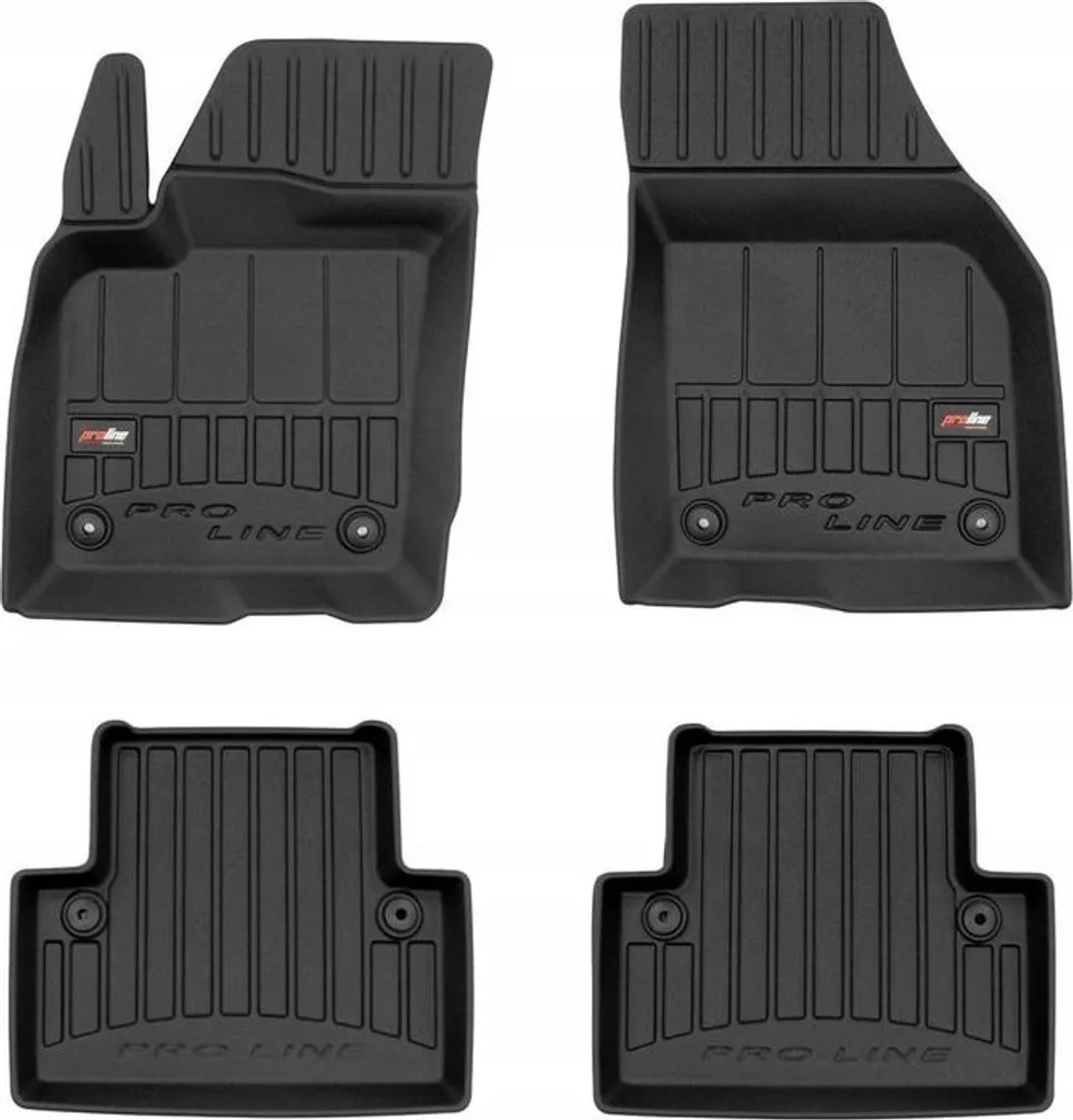 Tappetini 3D Mulde Volvo S40 II 2004-2012 Gomma Nero Antracite