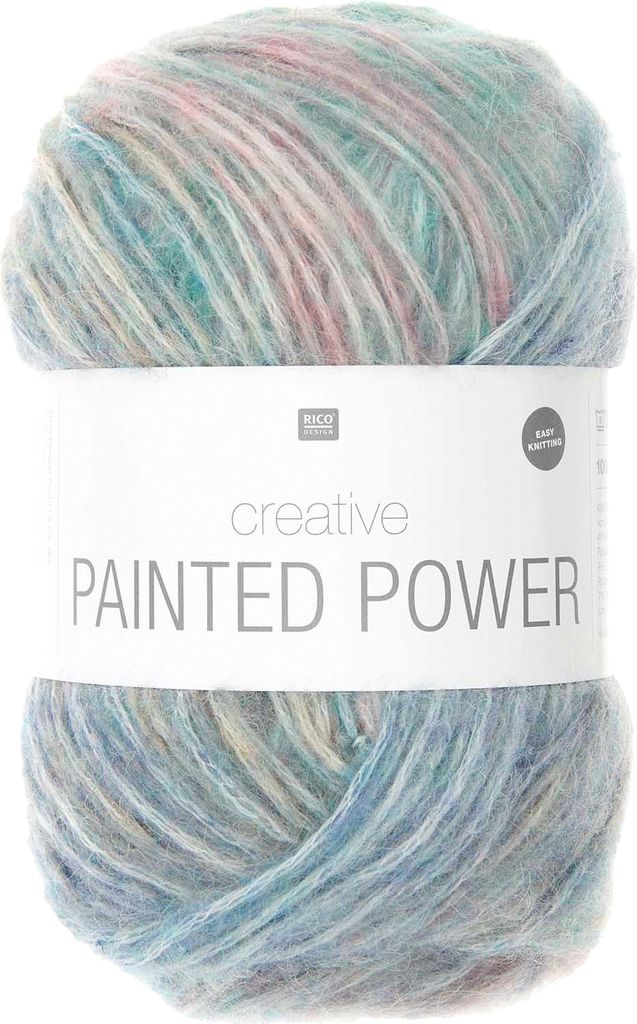 Rico Design Creative Painted Power Garn 310m 100g Stricken Häkeln Wolle Colorful