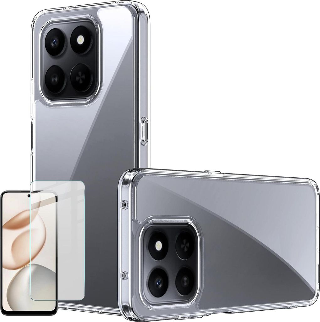 TPU Hülle + Schutzglas für Honor 400 Smart 4G 9H Glas Produktbild 