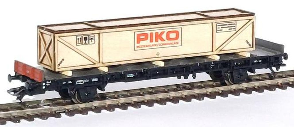 Loewe Ladegut Überseekiste P I K O, Ep. V-VI / HO, 120 mm 2468