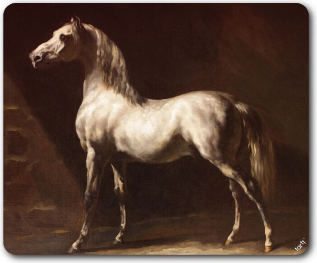 Theodore Géricault Mauspad - Araber Schimmel, Vor 1824 (19 x 23 cm)