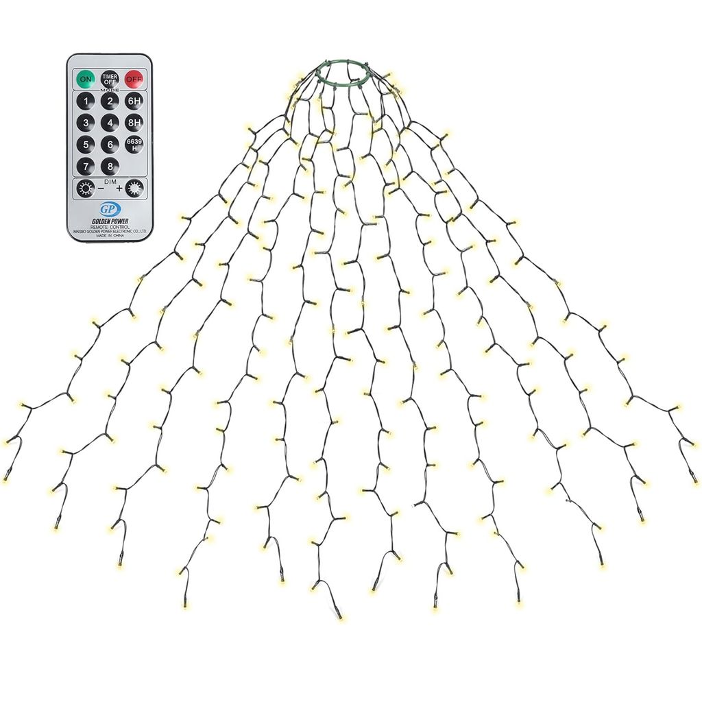 Salcar LED-lichtketting voor kerstboom, 10 x 2 meter. Productafbeelding 