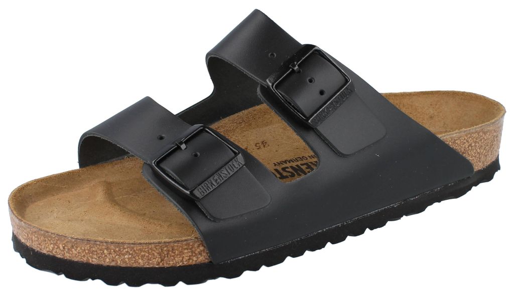 BIRKENSTOCK Arizona BS normale Weite schwarz/Naturleder - Produktbild 
