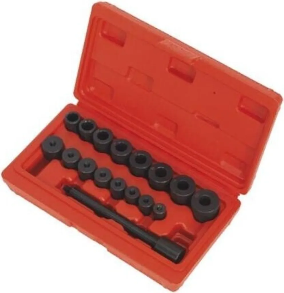 Sealey AK710 Utensile Centratura Frizione Universale in Acciaio 17pz