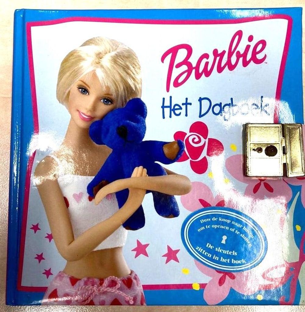 Van der Doelen Barbie-Tagebuch mit Schloss, hier können Sie alle Ihre Geheimnisse aufbewahren