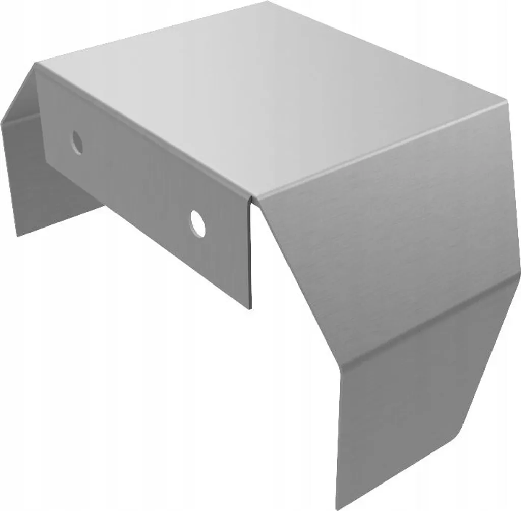 Cache d'interrupteur inox 14x7 cm | Plaque de finition double - 4