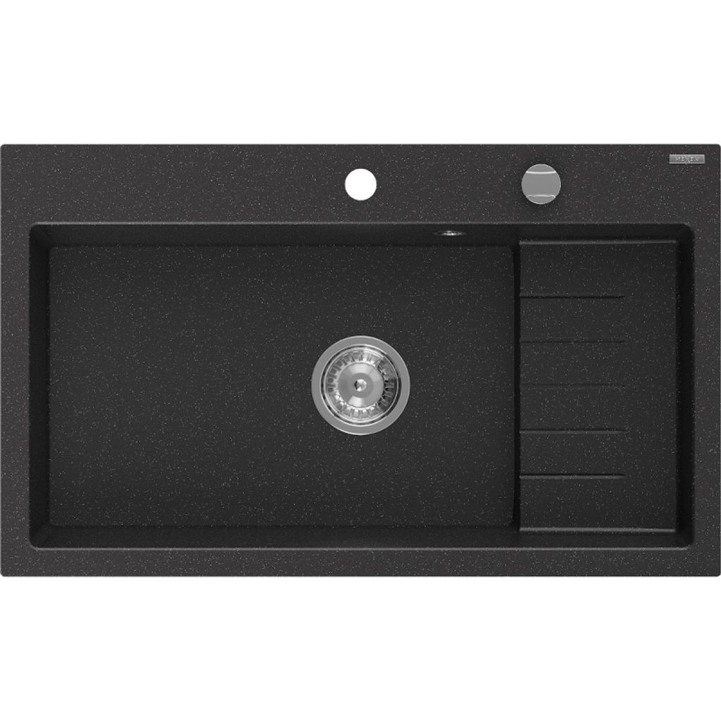 Mexen Omar zlewozmywak granitowy 1-komorowy 800 x 480 mm, Zdjęcie produktu 