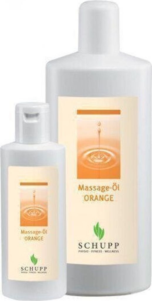 SCHUPP Massageöl Orange 1000 ml **Mit echtem Orangenöl** Produktbild 
