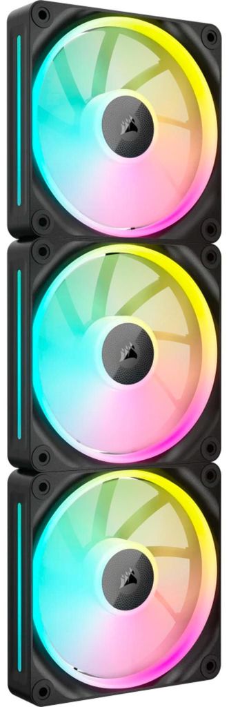 Icue Link Lx120 Rgb (čierna, balenie 3 kusov) Obrázok produktu 