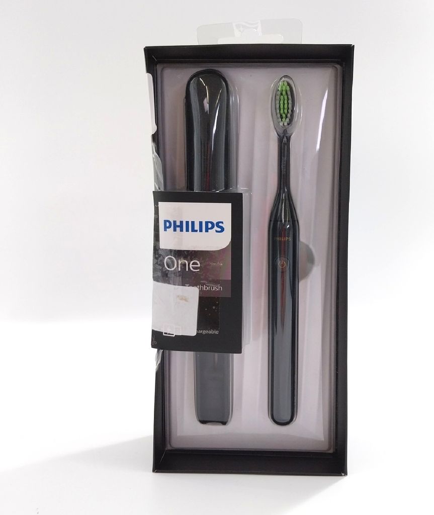 Philips One brosse à dents électrique Charge USB Noir mat Image du produit 