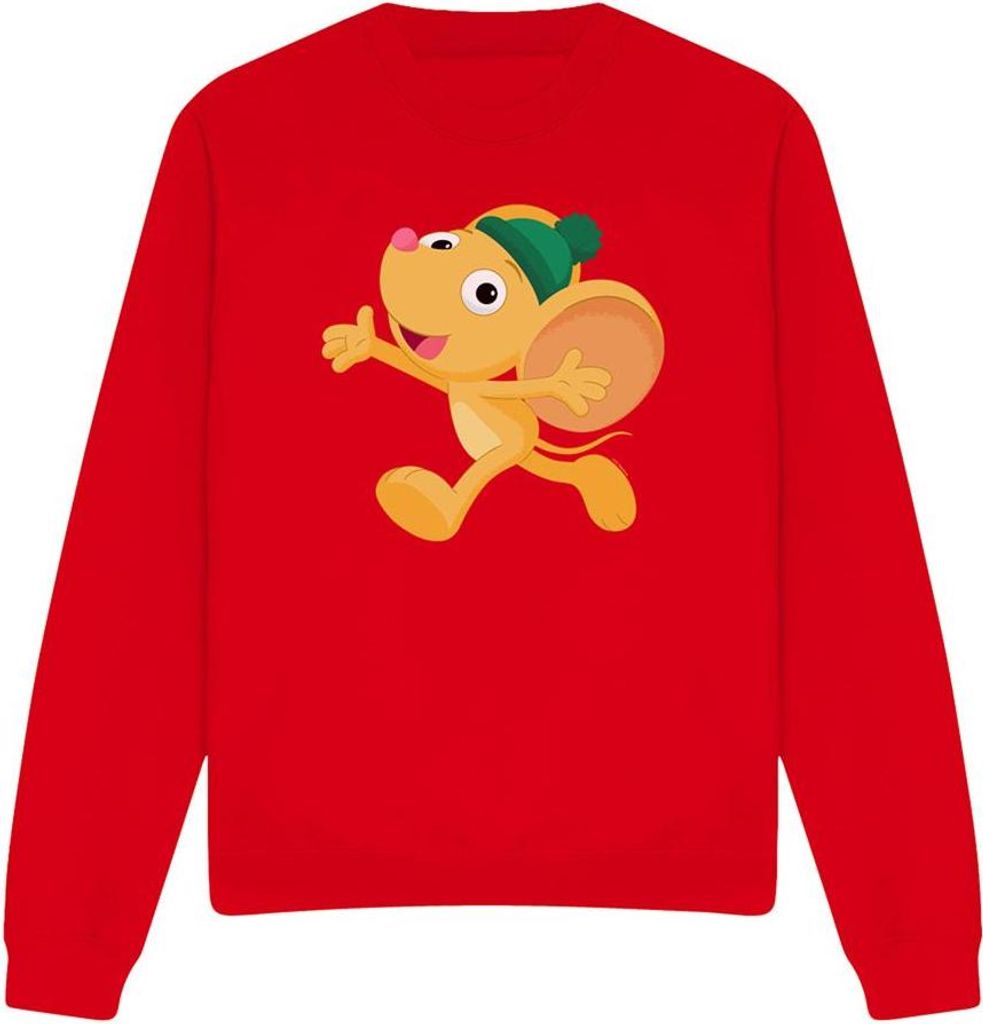 Sesame Street Furry Friends Forever - Sweatshirt für Herren/Damen Uni TV28822 (XXL) (Rot)