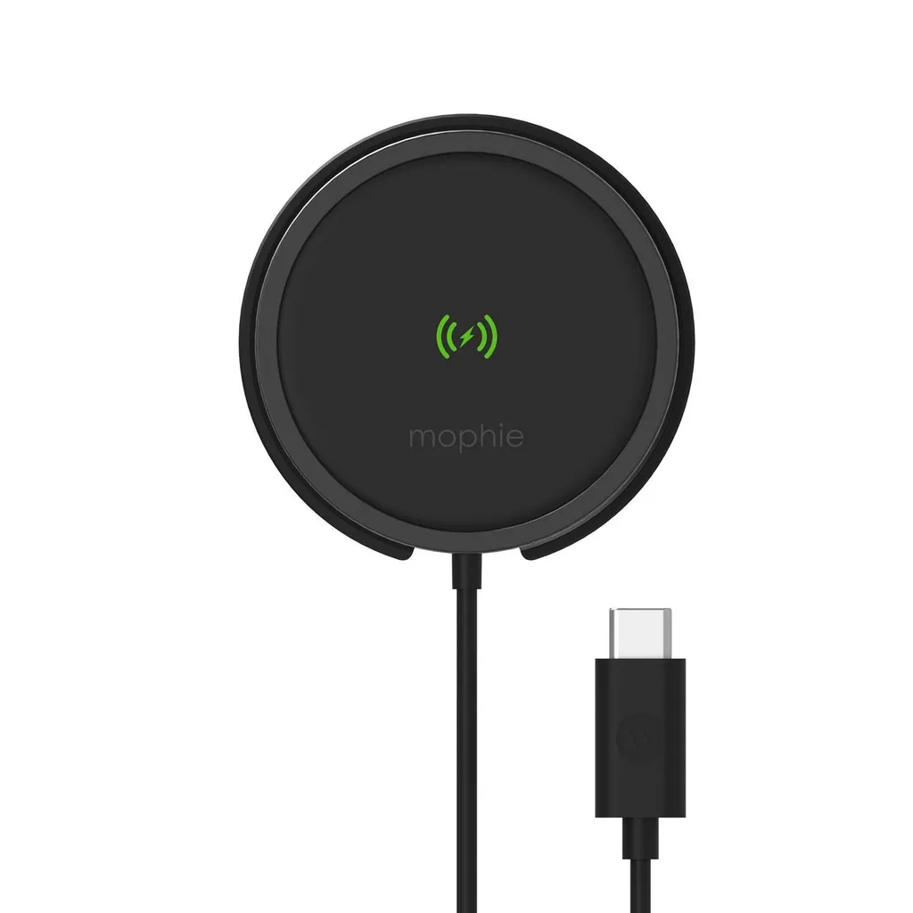 Mophie Snap Plus Wireless Vent Mount Noir - Support Voiture MagSafe 15W