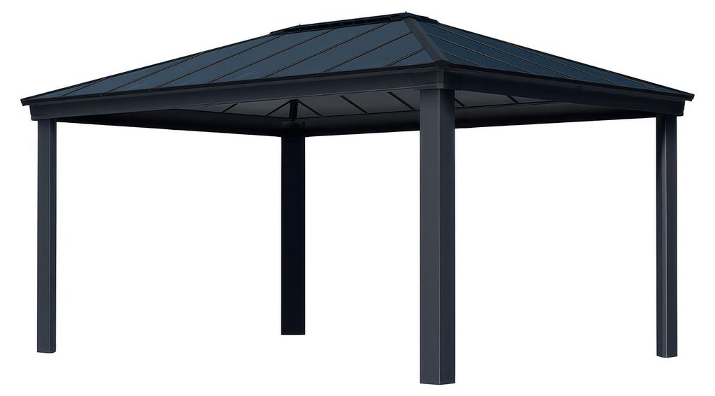 Palram - Canopia Aluminium Pavillon Dallas 4900 Grau Produktbild 