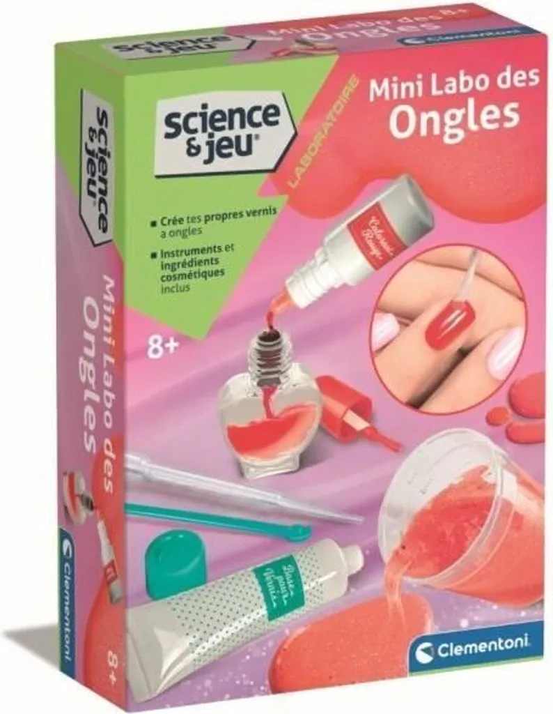 Clementoni Mini Nail Lab - Gioco Educativo e Creativo dagli 8 Anni