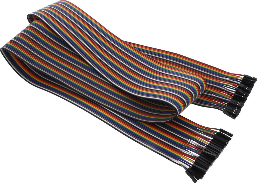 40 Stück Breadboardkabel weiblich/weiblich (100cm)