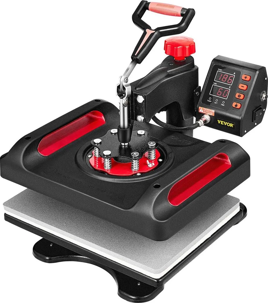 Presse à chaud rotative 360° Kit sublimation 11 en 1 haute précision