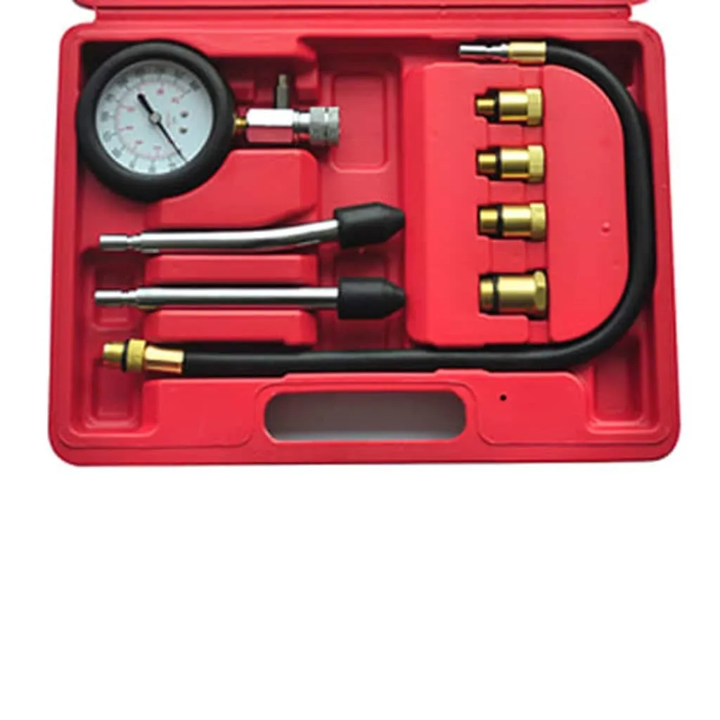 Kit de 9 testeurs de compression pour moteurs à essence - 0 à 20 bars - 2