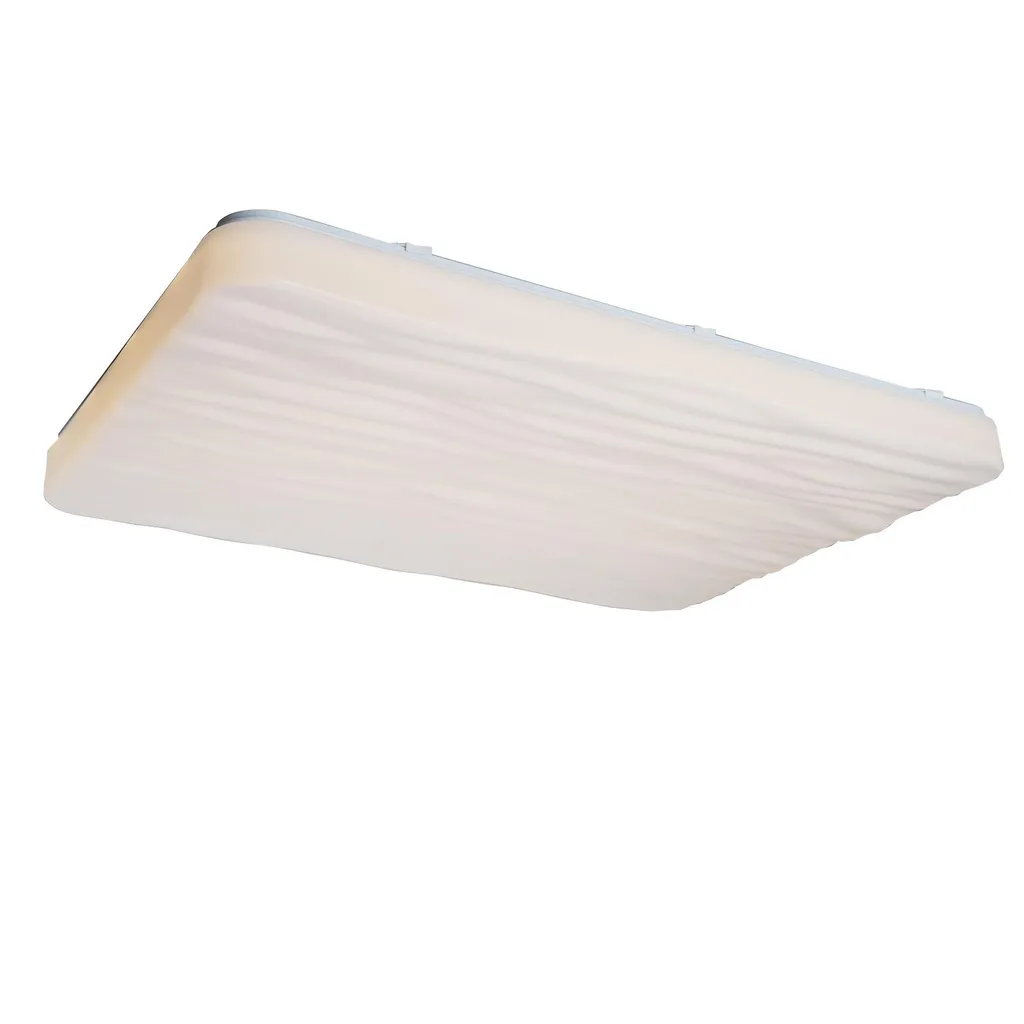 Plafonnier LED 90W CCT réglable avec télécommande et design rectangulaire - 2