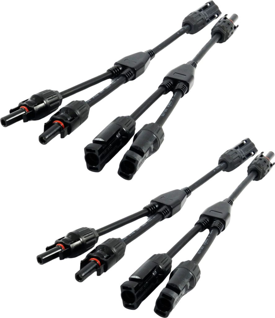 2 Paar Solarstecker kompatibel mit MC4 Y 2 fach, 3 fach, 4 Produktbild 