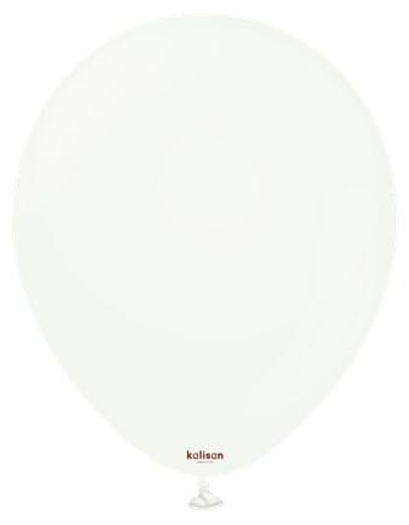 Balony lateksowe White, białe 45cm, 1 szt. Zdjęcie produktu 