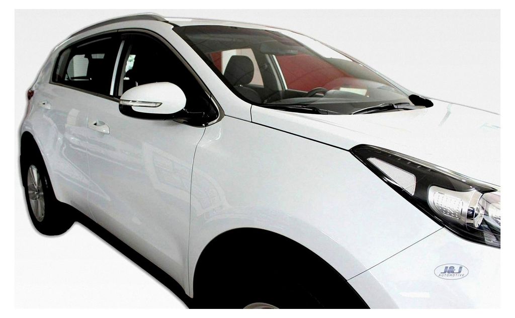 Windabweiser für Sportage QL, QLE 2016-2021, Heko Regenabweiser, getönt, 2-teilig, vorne, aerodynamisch