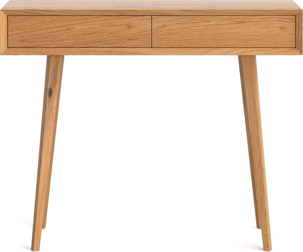 Klassischer Quatro-Konsolentisch, 120 cm, Massivholz, Loft-Stil