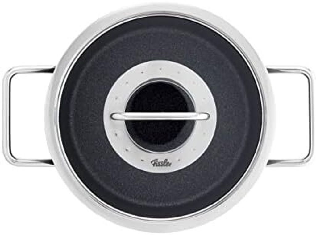 Set De Casseroles Fissler Copenhagen 4 Pièces - Acier Inox - Couvercles Verre - Neuf