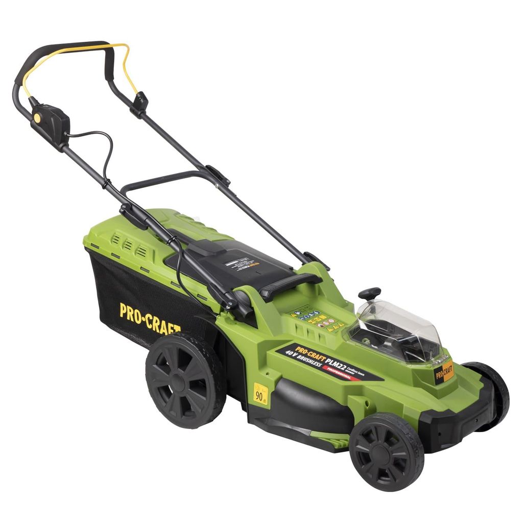 Procraft PLM22bb Akku Rasenmäher 40 V ( 2x 20 V ) 430 mm Brushless Solo - ohne Akku, ohne Ladegerät