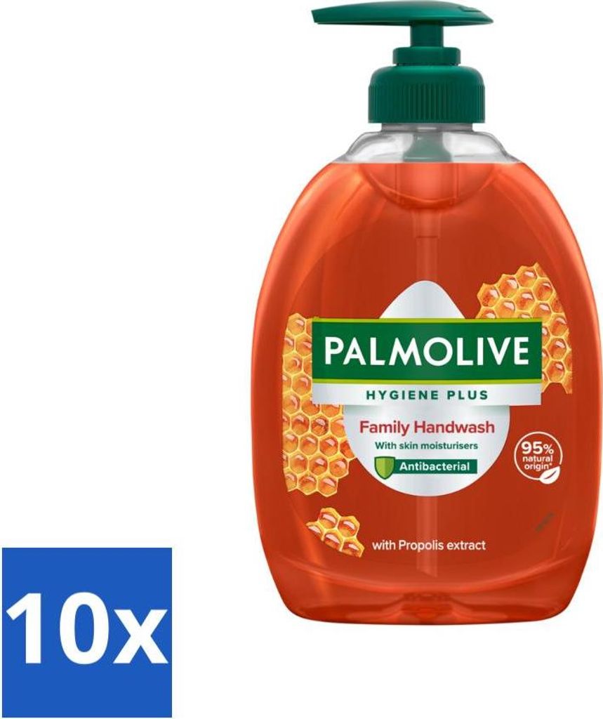 Palmolive - Hygiene - Handseife - Antibakteriell & Frisch - 500 ml - Vorteilspack - 10 Stücke