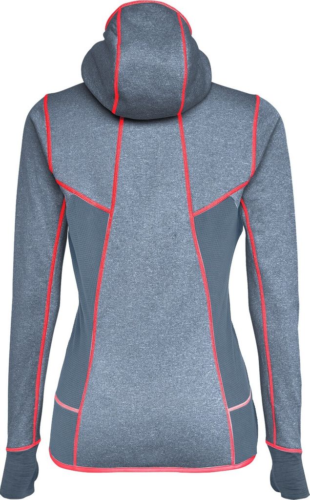 Salewa Puez Hybrid Polarlite Fleecejacke Damen, Größe:42, Farbe:Navy Blazer