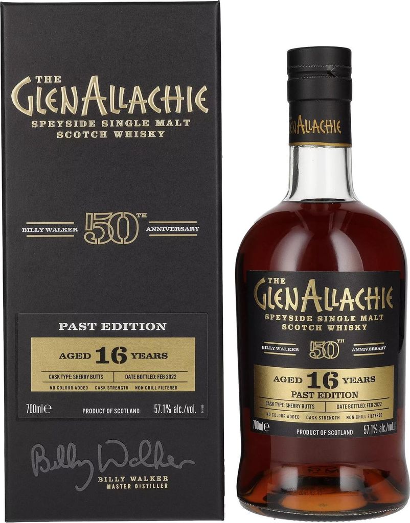 The GlenAllachie 16 Years Old 50th Anniversary PAST EDITION 57,1% Vol. 0,7l in Geschenkbox